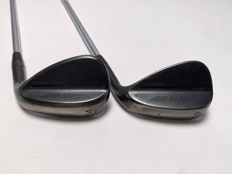 Titleist Vokey SM9 Jet Black Wedge Set 50* 12 | 54* 10 Wedge Steel Mens RH
