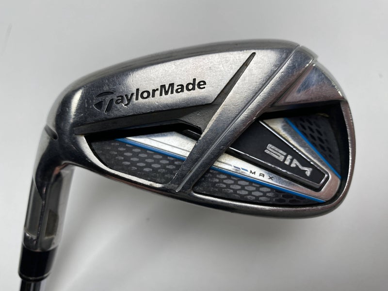 TaylorMade SIM MAX Single 9 Iron KBS Max 85g Regular Steel Mens LH