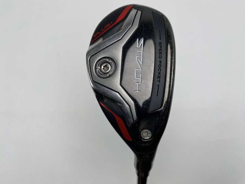 TaylorMade Stealth Plus Rescue 4 Hybrid 22* HZRDUS Smoke RDX 6.0 80g Stiff RH