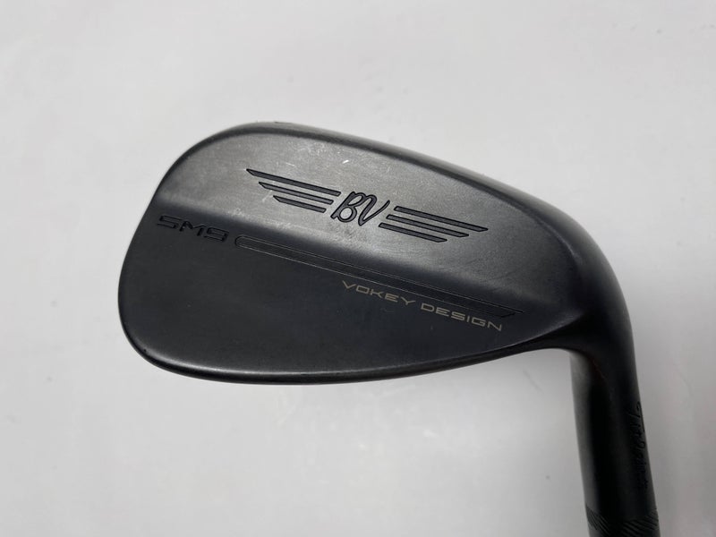 Titleist Vokey SM9 Jet Black Gap Wedge 52* 8 F-Grind AeroTech SteelFiber i95 RH