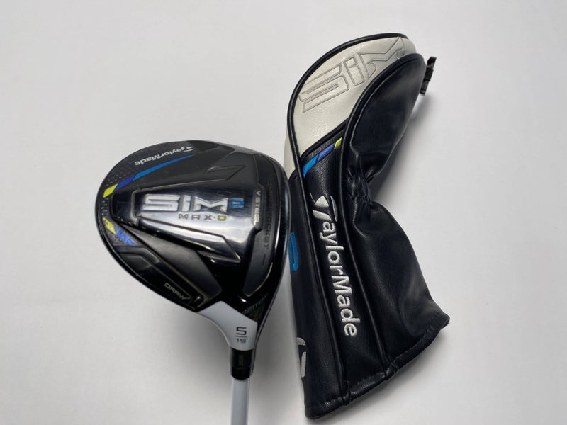 TaylorMade SIM2 MAX-D 5 Fairway Wood 19* Fujikura Air Speeder 45g Stiff RH HC