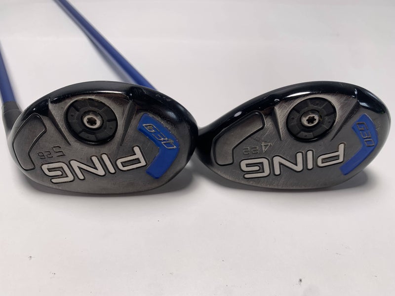 Ping G30 4 & 5 Hybrid Set 22* 25* TFC 419 Regular Graphite Mens RH