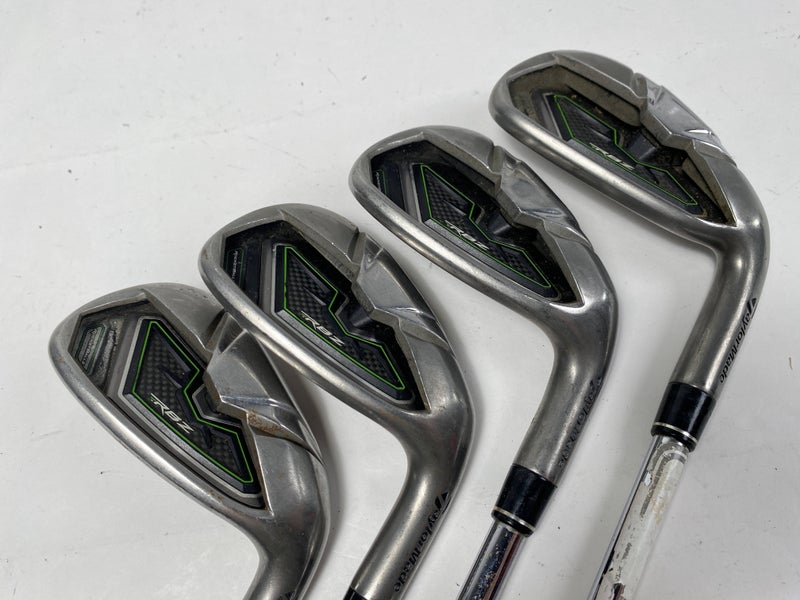 TaylorMade RocketBallz Iron Set 7-PW Stiff Steel Mens RH Midsize Grips
