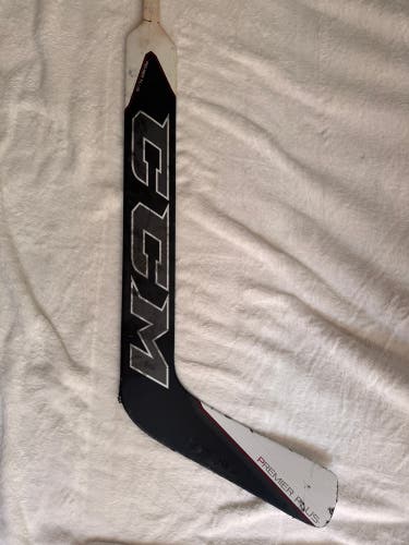 Senior CCM Premier Plus Regular Goalie Stick 25" Paddle (Used)