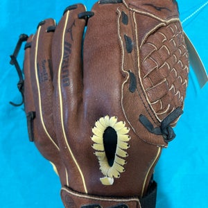 Brown Mizuno Power Close RH Pitcher's Baseball Glove 11.5" (Used)