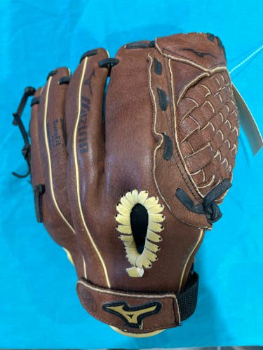 Brown Mizuno Power Close RH Pitcher's Baseball Glove 11.5" (Used)