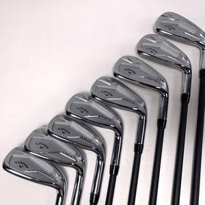 Callaway Elyte Max Fast Iron Set 6-PW+AW+GW+SW Vanquish 4 R2 Senior RH