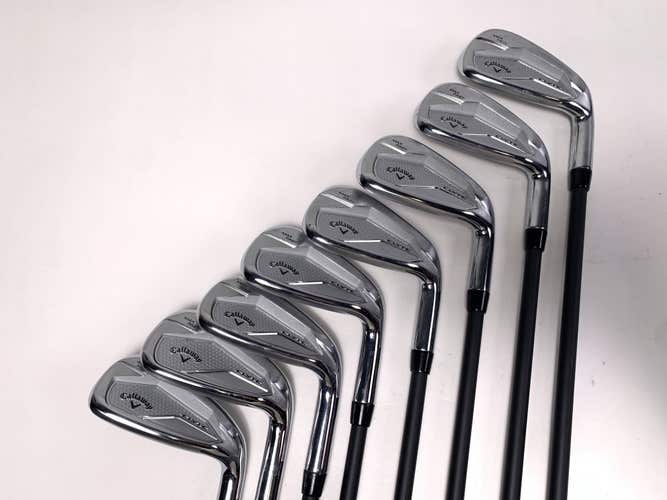 Callaway Elyte Max Fast Iron Set 6-PW+AW+GW+SW Vanquish 4 R2 Senior RH