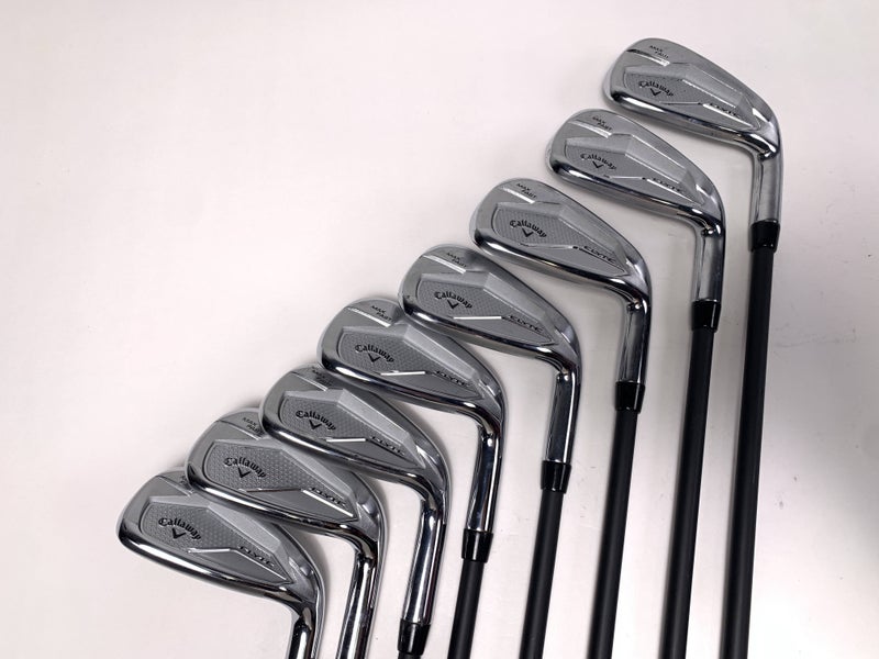Callaway Elyte Max Fast Iron Set 6-PW+AW+GW+SW Vanquish 4 R2 Senior RH