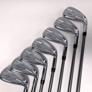 Callaway Elyte X Iron Set 5-PW+AW Project X Denali 5.5 Regular Graphite RH NEW