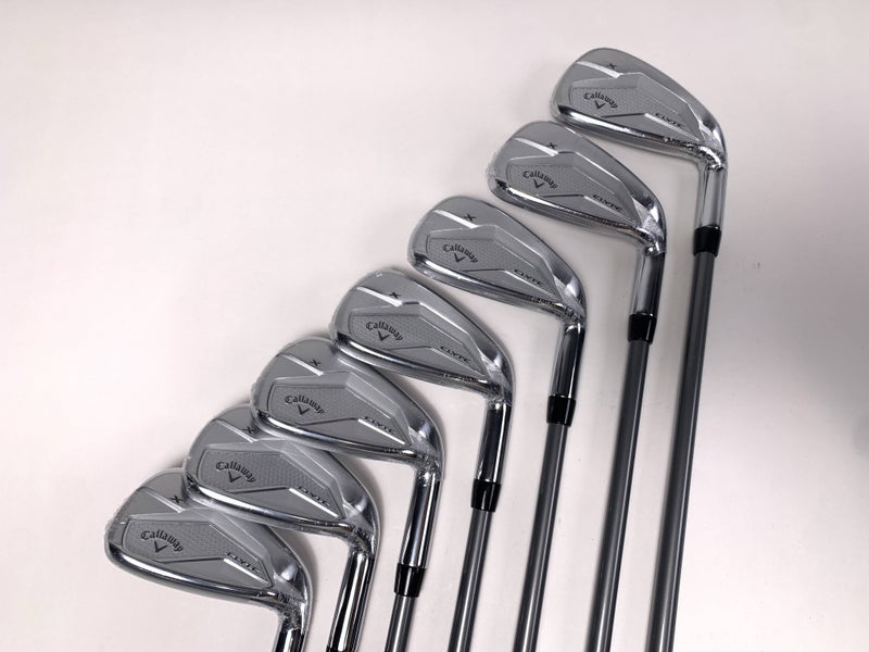 Callaway Elyte X Iron Set 5-PW+AW Project X Denali 5.5 Regular Graphite RH NEW