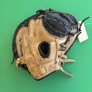 Brown Mizuno Power Close RH Catcher's Baseball Glove 32.5"