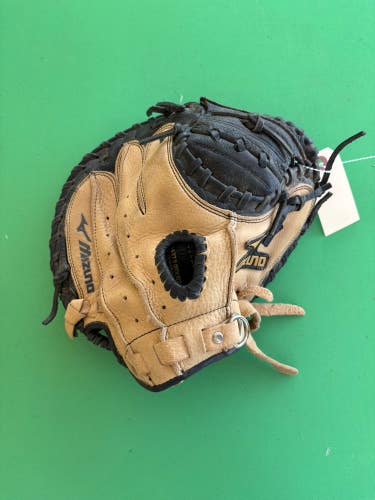 Brown Mizuno Power Close RH Catcher's Baseball Glove 32.5"