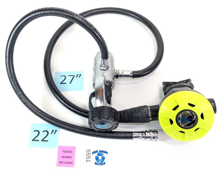 4SS Regulator Set Yoke 1st Stage Yellow 2nd Stage Scuba Dive Octo          #5551