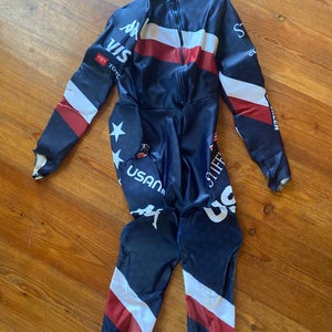 Kappa Us Ski Team Large New Speed Suit Fis Legal