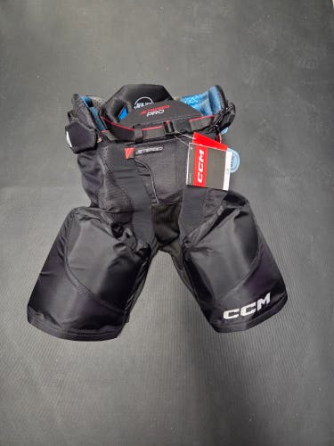 Senior Medium CCM Jetspeed Pro Hockey Pants Black/white