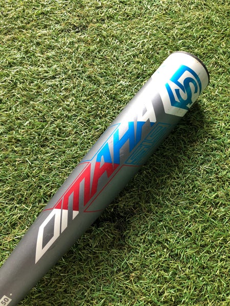 2019 Louisville Slugger Omaha 519 Alloy Bat BBCOR Certified (-3) Alloy 27 oz 30" (Used)