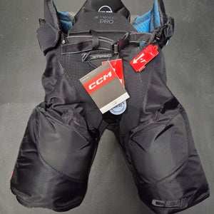 Senior Large CCM Jetspeed Pro Hockey Pants All Black