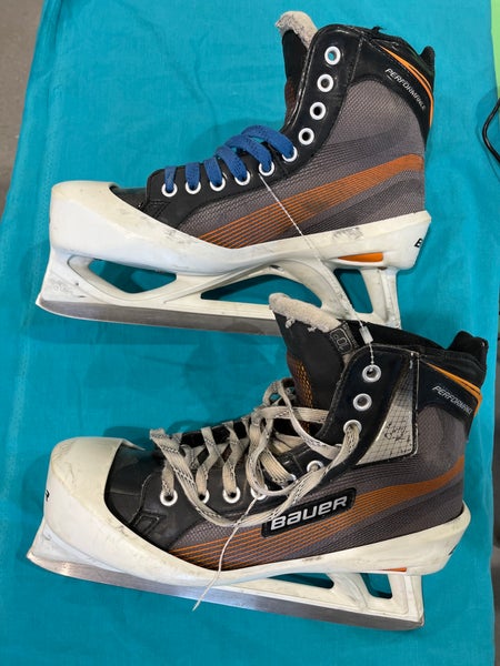 Senior Bauer Hockey Goalie Skates Regular Width 10 (Used)