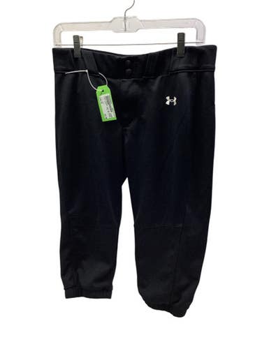 Used Under Armour BLK SB PANTS BB/SB Pant Womens Black LG 11347-S000250905