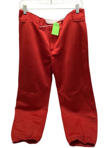 Used Mizuno BELTED BELT RED BB/SB Pant Womens Red XL 11347-S000250894