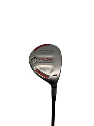 Used Adams Golf RPM LOW PROFILE 3 WOOD Mens Fairway Wood RH 3 Wood 11347-S000250874