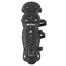 Used MacGregor B-68 NEW SHINGUARDS Catchers Leg Guards Black Intermed 11347-S000250871