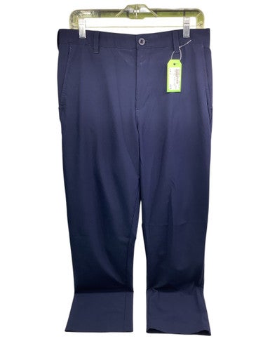 Used IZOD GOLF SLACKS 32X32 Athletic Pants M Navy Blue LG 11347-S000250836