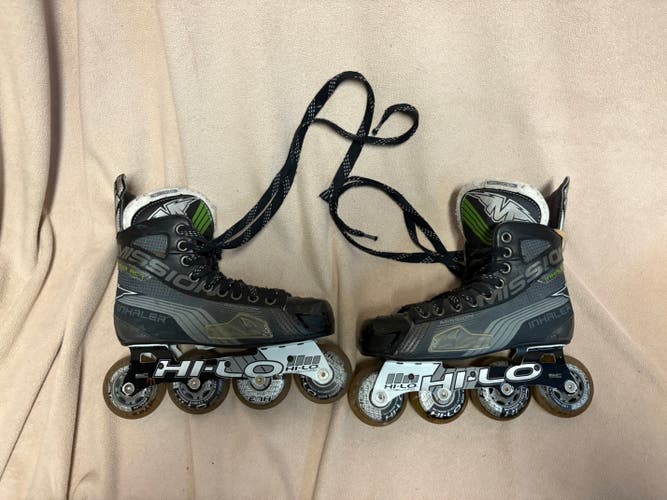 Mission Inhaler AC7 Inline Skates Wide Width Size 4 (Used)