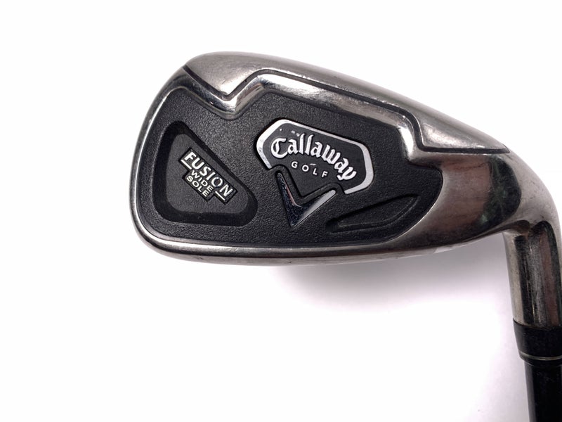 Callaway Fusion Wide Sole Single 7 Iron 75g Regular Graphite Mens RH