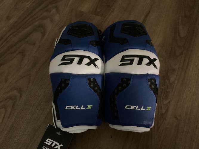 Large STX Cell IV Arm Pads Royal Blue