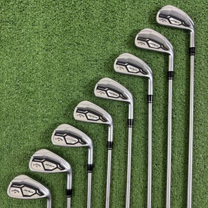 Callaway Apex Forged CF 16 Iron Set 3-PW KBS Tour C-Taper 130 Extra Stiff X Flex