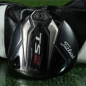 TITLEIST TS2 10.5 DRIVER (HEAD + COVER ONLY) RH RIGHT HAND ~ USED & ABUSED!!