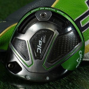 CALLAWAY GOLF ORIGINAL GREAT BIG BERTHA GBB EPIC 10.5° DRIVER (HEAD & A COVER)