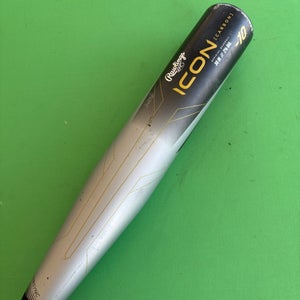 2023 Rawlings Icon Composite Bat USABat Certified (-10) Composite 20 oz 30"
