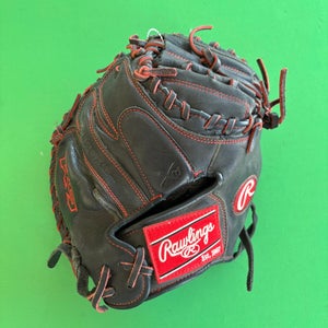 Black Rawlings R9 RH Catcher's Baseball Glove 32"