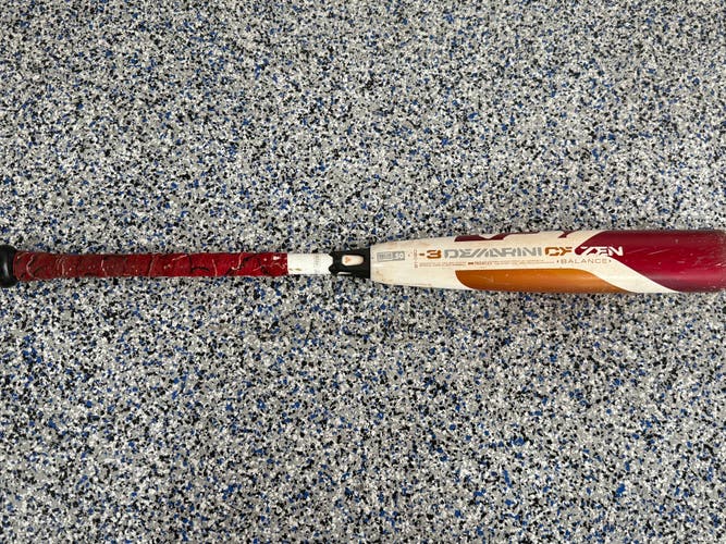 DeMarini CF Zen Composite BBCOR Certified Bat (-3) 27 oz 30" (Used)