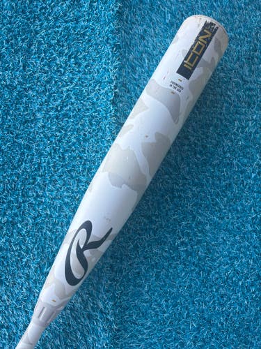2025 Rawlings Icon Composite Bat USSSA Certified (-8) Composite 23 oz 31" (Used)