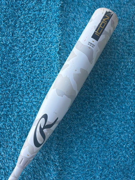 2025 Rawlings Icon Composite Bat USSSA Certified (-8) Composite 23 oz 31" (Used)