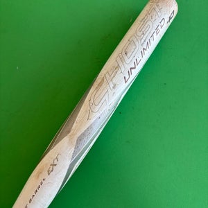 *Cracked* White 2023 Easton Ghost Unlimited Composite Bat (-10) Composite 22 oz 32"