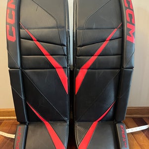 34"-1.5” CCM Eflex 6.9 Goalie Leg Pads  (Used)