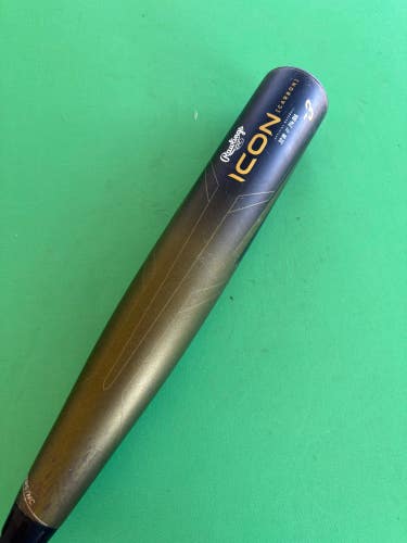 2023 Rawlings Icon Composite Bat BBCOR Certified (-3) Composite 29 oz 32"