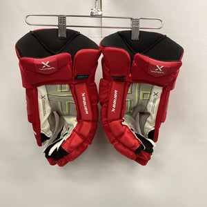 Used Bauer VAPOR X HYPERLITE Senior Gloves Red 15" 11851-S000034549
