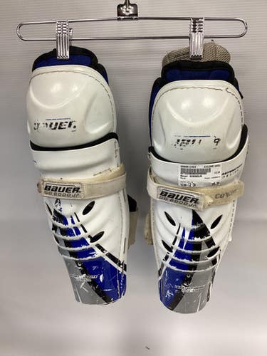 Used Bauer SG8000JR 12" Hockey Shin Guards 11851-S000011483