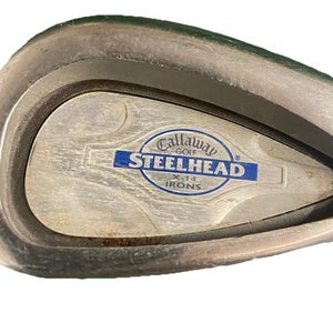 Callaway Steelhead X-14 8 Iron RH Men's Stiff Steel 36" Factory Grip Nice Club