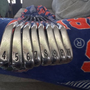 Men's Titleist 716 AP2 Left Hand Iron Set Stiff Flex 8 Pieces Steel Shaft (Used)