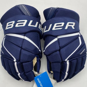 NEW Bauer Vapor 3X Pro Gloves, Navy/White, 14”