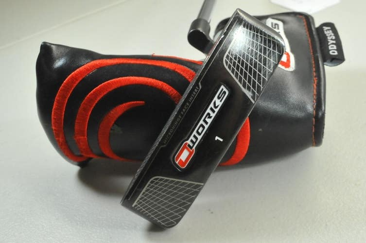Odyssey O-Works #1 Black 34" Putter Right Steel with Head Cover # 190633
