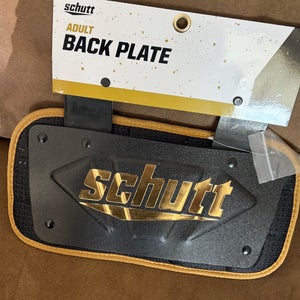 New - adult Schutt football backplate ! New
