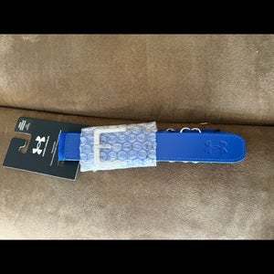 New - Under Armour youth baseball belt blue